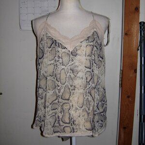 Lovestitch Snake Print Cami Top L